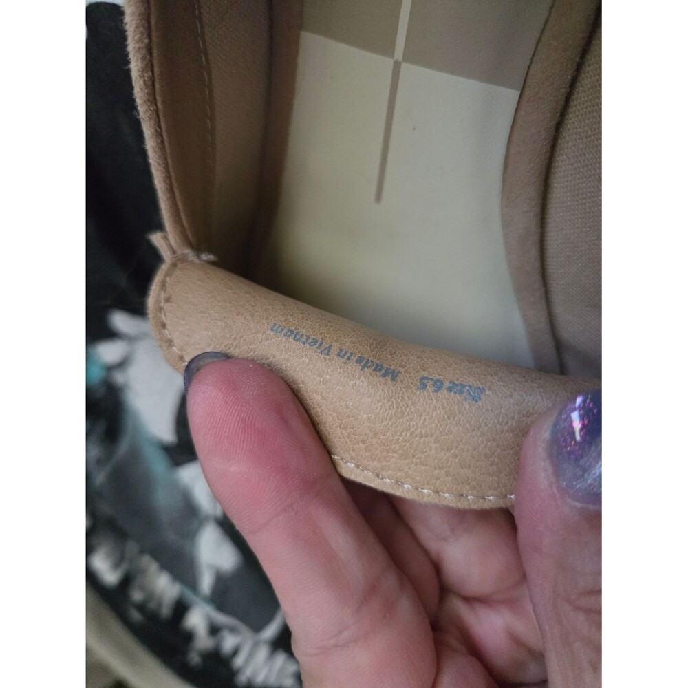 Dolce Vita Beige Suede Slingback Mules - Picture 5 of 6